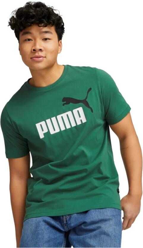 Puma T-Shirts Groen Heren