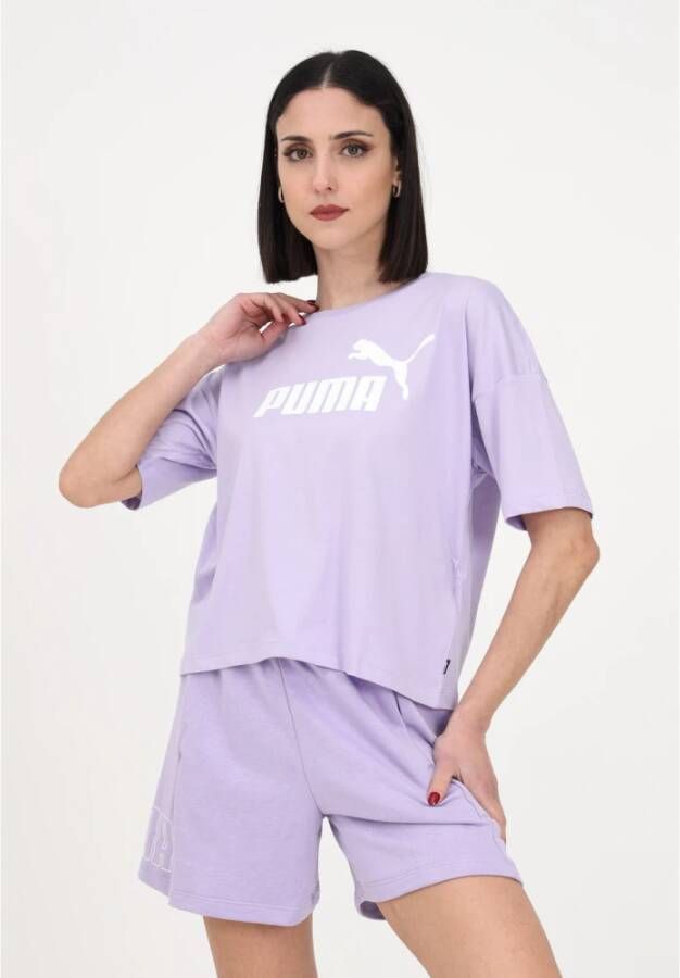 Puma T-Shirts Paars Dames