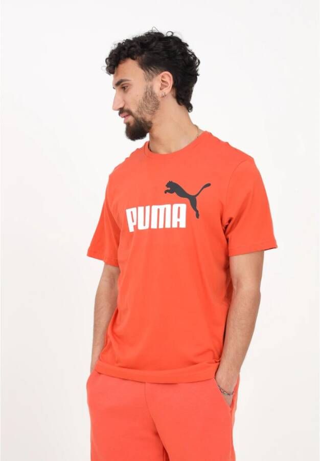 Puma Sportiva Ess+ Heren T-shirt Rood Heren