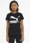 Puma Logo Print T-shirt Black Heren - Thumbnail 2