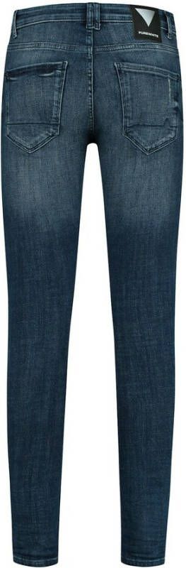 PureWhite Jeans- pw de Dylan Super Skinny Blauw Heren
