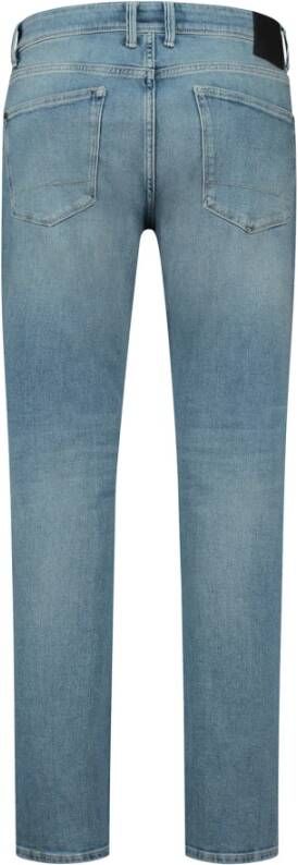 Pure Path Donkerblauwe Slim-Fit Jeans Blue Heren