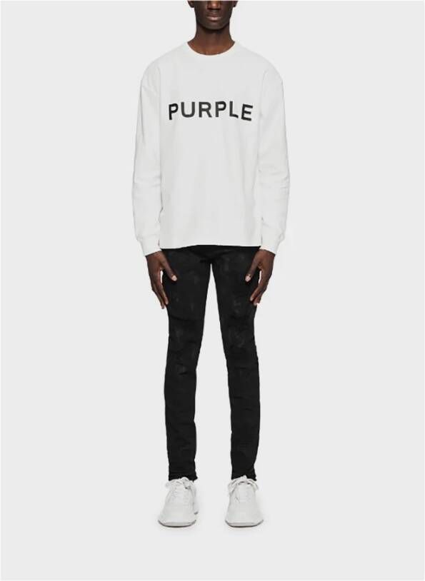 Purple Brand Slim-fit Jeans Zwart Heren
