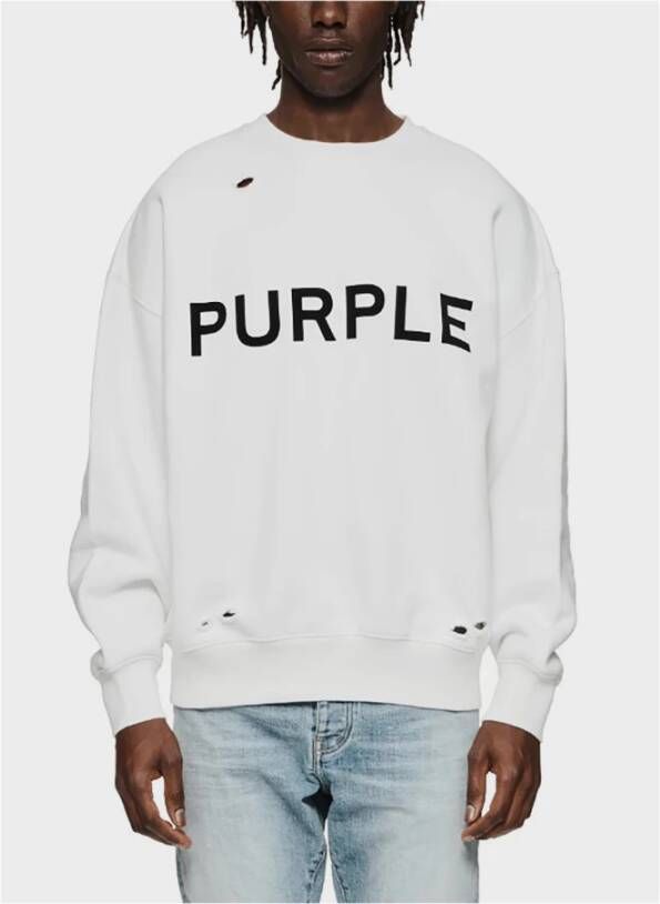 Purple Brand Sweatshirt Wit Heren