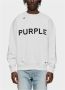 Purple Brand Sweatshirt White Heren - Thumbnail 2