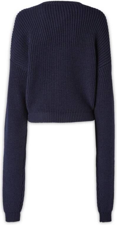Quira Round-neck Knitwear Blauw Dames