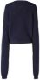 Quira Round-neck Knitwear Blauw Dames - Thumbnail 2