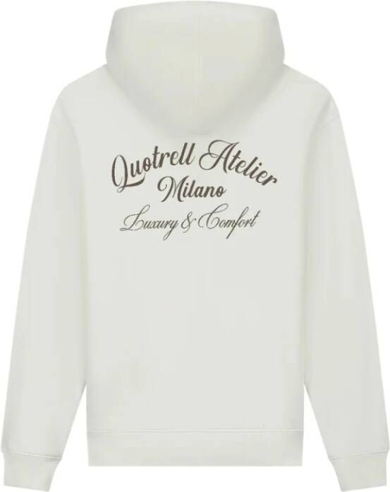 Quotrell Milano Hoodie Heren Off White Beige Heren