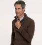 R2 Amsterdam Klassieke Turtlenecks Brown Heren - Thumbnail 2