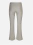 Radical Lucie Vegan Leren Flare Broek Beige Dames - Thumbnail 2