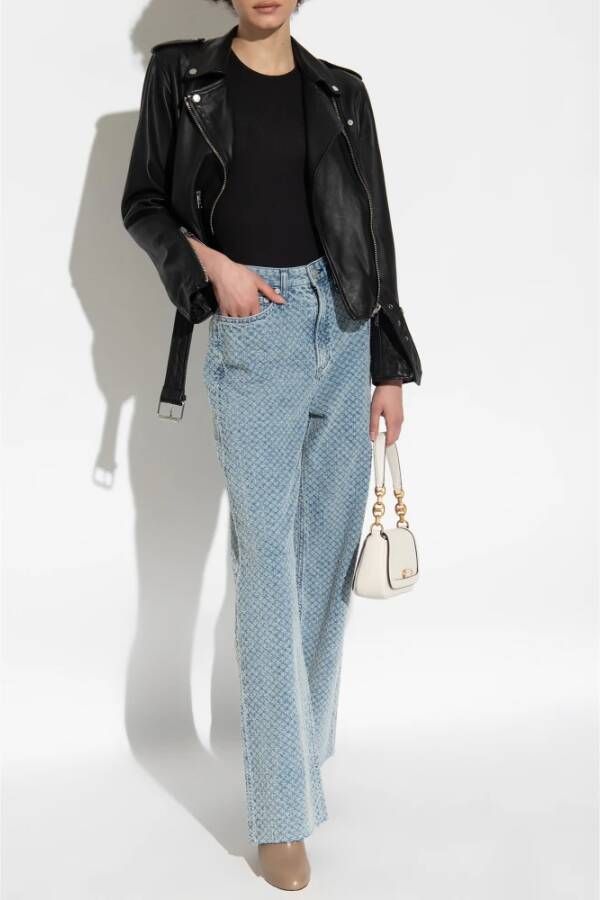Rag & Bone The Essential ribbed top Zwart Dames