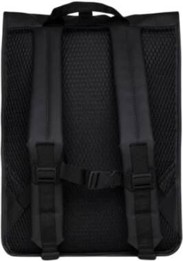 Rains Mesh W3 Rolltop Rugzak Zwart Unisex