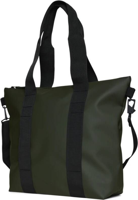 Rains Boodschappentas mini Tote Bag W3 Groen Dames