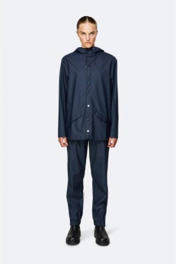 Rains Functionele Unisex Regenjas Blauw Dames