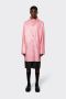 Rains Moderne Waterdichte Unisex Jas Roze - Thumbnail 2