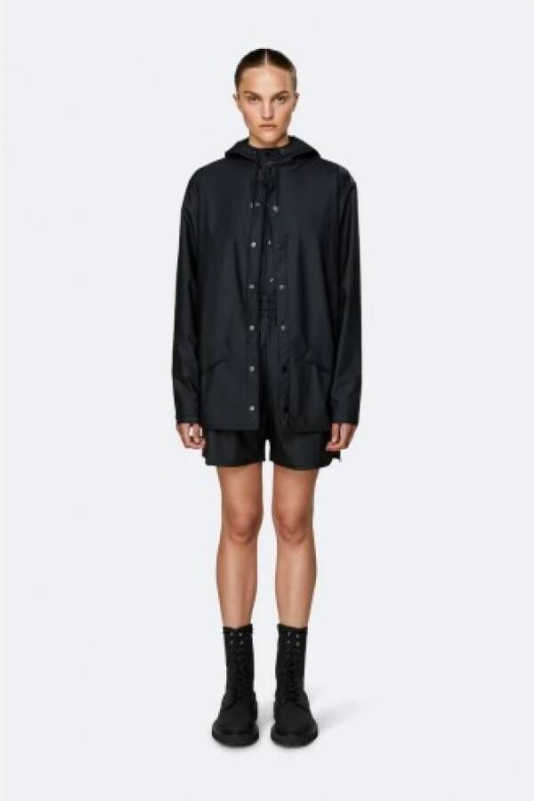 Rains Functionele Unisex Regenjas Zwart Dames