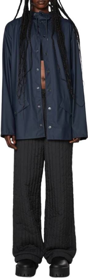 Rains Light Jackets Blauw Dames