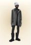 Rains Moderne Unisex Waterdichte Jas Grijs Heren - Thumbnail 2
