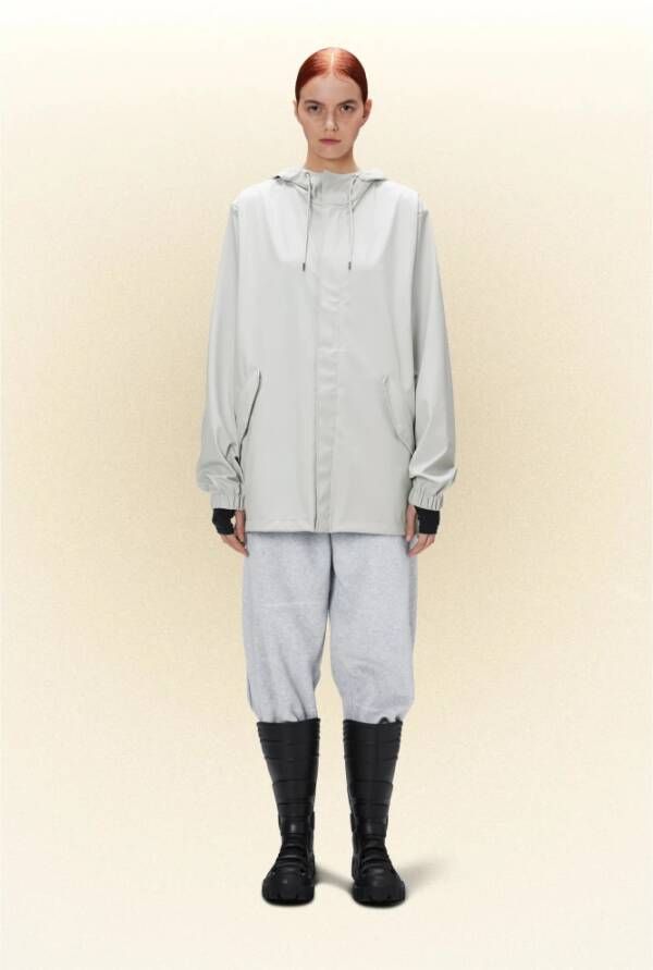 Rains Essentiële Fishtail Jas Grijs Dames