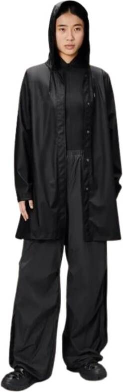 Rains A-line W Jas W3 Zwart Dames