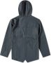 Rains Slate-M Klassieke Jas Waterdichte Hoodie Gray - Thumbnail 2