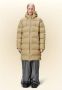 Rains Waterdichte Winter Puffer Jas Beige - Thumbnail 2
