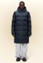 Rains Waterdichte Winter Puffer Jas Blauw Dames - Thumbnail 2