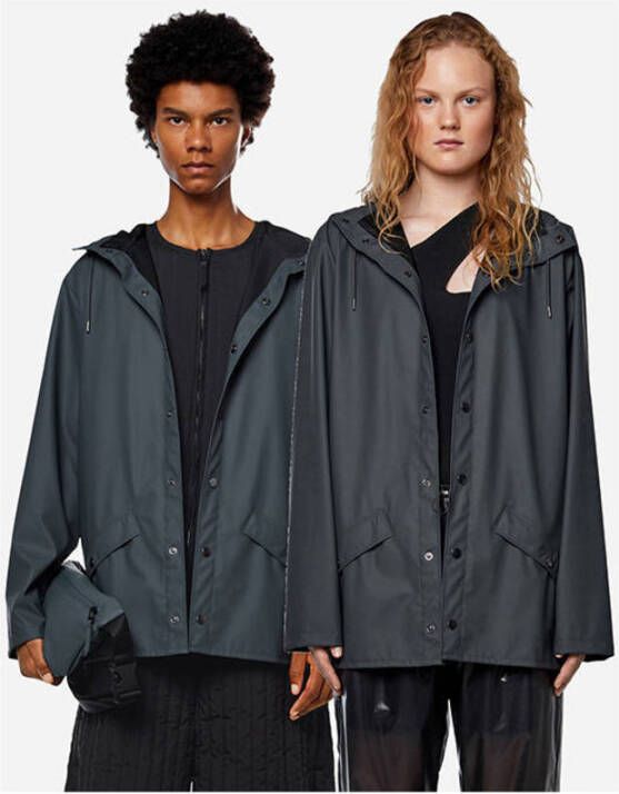 Rains Vanntett jakke Grijs Unisex