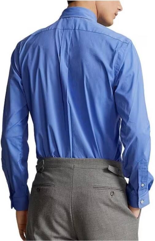 Ralph Lauren Basis Overhemd Blauw Heren