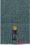 Polo Ralph Lauren Beanie met labelstitching model 'DENIM BEAR BEANIE' - Thumbnail 3