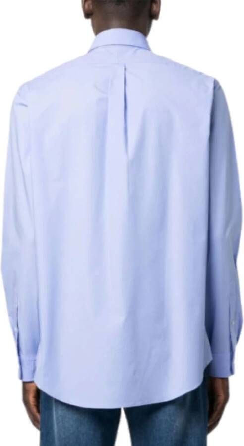 Ralph Lauren Blauw Shirt met Logo Maat XXL Blauw Heren