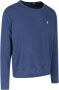 Ralph Lauren Blauwe Katoenen Crewneck Sweater met Logo Borduursel Blue Heren - Thumbnail 7