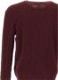 Polo Ralph Lauren Wollen en Kasjmier Kabelgebreide Trui Red Heren - Thumbnail 1