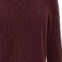 Polo Ralph Lauren Wollen en Kasjmier Kabelgebreide Trui Red Heren - Thumbnail 5