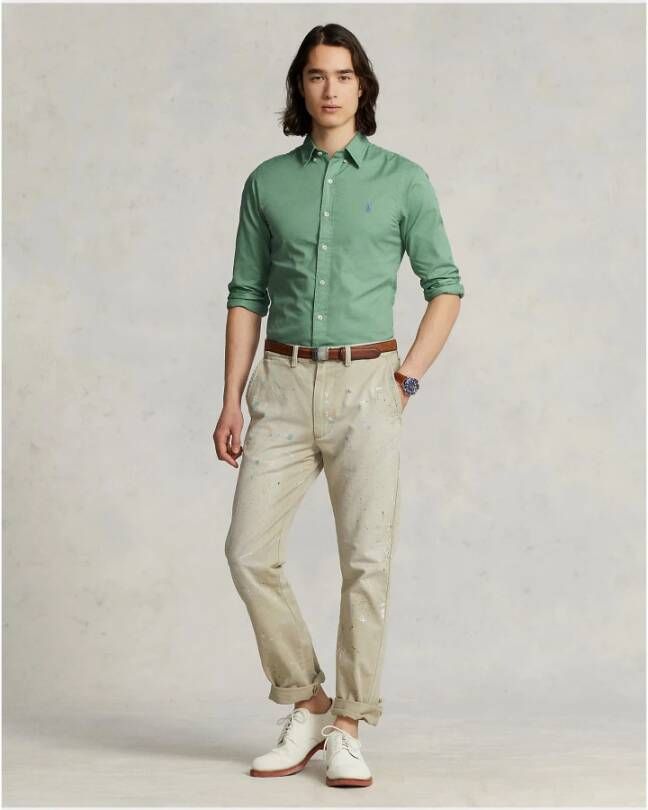 Ralph Lauren Casual Overhemd Green Heren