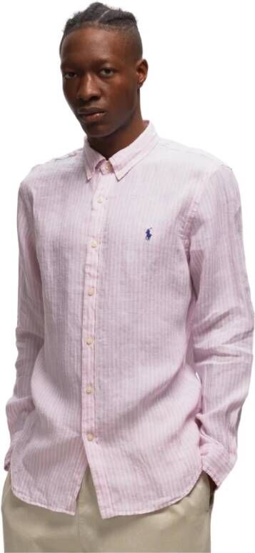 Ralph Lauren Camicia Overhemd Roze Heren