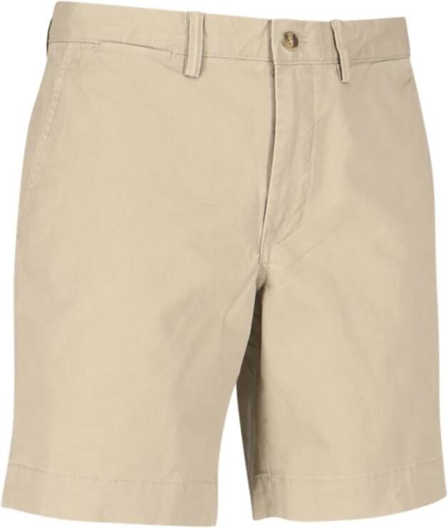 Ralph Lauren Beige Geborduurde Logo Broek Beige Heren