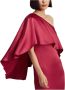 Ralph Lauren Rode Jurk met Bijpassende Cape Rood Dames - Thumbnail 4