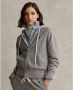 Ralph Lauren Grijze Zip Polo Hoodie - Thumbnail 2