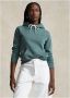 Ralph Lauren Hampton Green Hoodie Groen Dames - Thumbnail 2