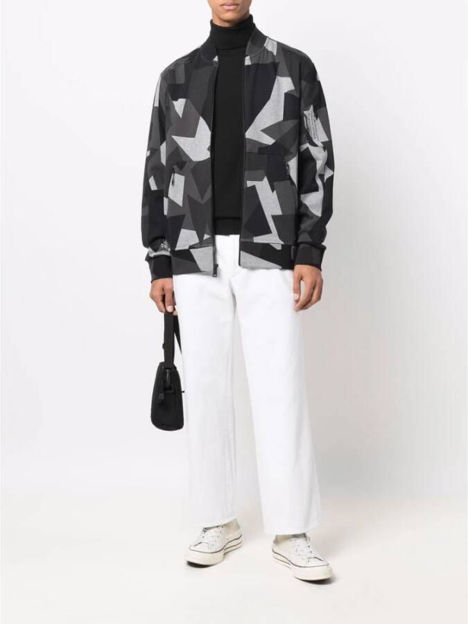 Ralph Lauren Geometrische Bomberjack Zwart Heren