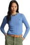 Ralph Lauren Julianna Lange Mouw Pullover Maat L Kleur: New Litchfield Blue Blauw Dames - Thumbnail 2
