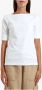 Ralph Lauren Katoenen Jersey T-shirt met Boothals White Dames - Thumbnail 5