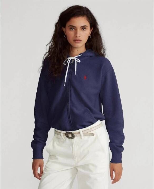 Ralph Lauren Navy Zip Polo Hoodie