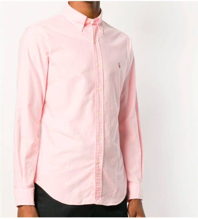 Ralph Lauren Casual Overhemd Roze Heren