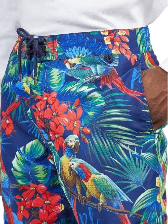 Ralph Lauren Palm Island Parrot Print Zwembroek Multicolor Heren