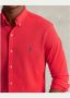 Polo Ralph Lauren casual overhemd normale fit rood effen katoen button down - Thumbnail 3