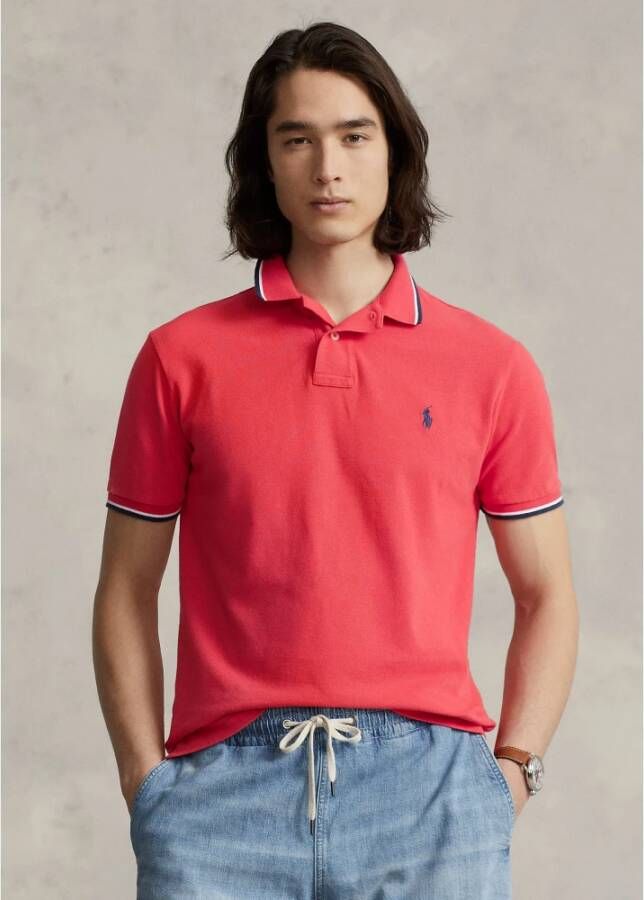Ralph Lauren Klassiek Poloshirt Rood Heren