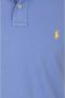 Polo Ralph Lauren Polo shirt met logo borduursel en geribbelde kraag en manchetten Blue Heren - Thumbnail 6