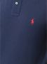 Ralph Lauren Klassieke Donkerblauwe Katoenen Polo met Rood Logo Borduurwerk Blauw Heren - Thumbnail 4